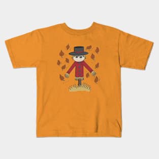 Thanksgiving scarecrow Kids T-Shirt